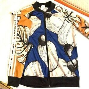 Adidas x Farm Rio Cashew Fruit Print Track Top Jacket Sz S